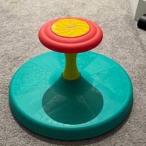 Playskool Teal and Red Spinning Toy